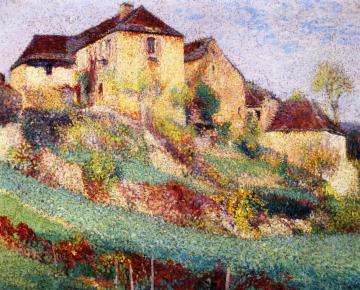 La Grande Maison de la Combe à Labastide-du-Vert en Été Artwork by Henri Martin