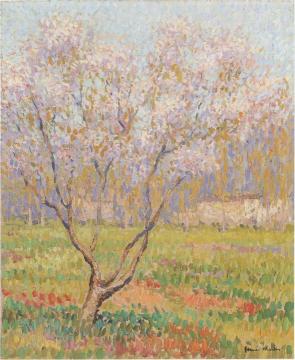 Trees in bloom Artwork by Henri Martin