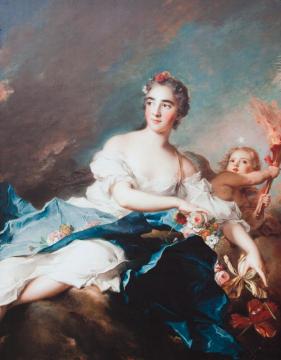 The Countess de Brac as Aurora Artwork by Jean-Marc Nattier