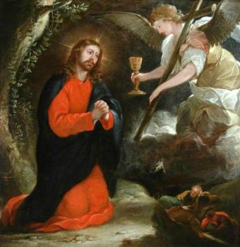 The Agony in the Garden Artwork by José Antolinez