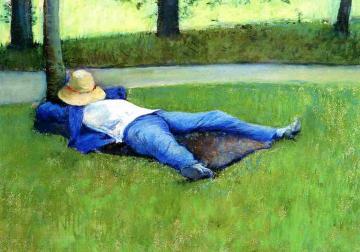 The Nap Artwork by Gustave Caillebotte