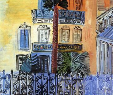 Palm Tree, Pensione Sevigne Artwork by Raoul Dufy
