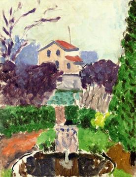 The Artist's Garden at Issy-les-Moulineaux Artwork by Henri Matisse