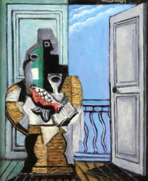 Still LIfe with Window Artwork by Louis Marcoussis