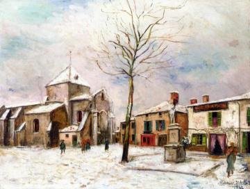 Church In Bessines Artwork by Maurice Utrillo