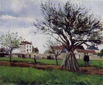 Apple Trees at Pontoise Artwork by Camille Pissarro