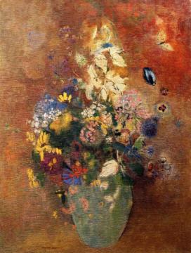 Bouquet of Flowers Artwork by Odilon Redon