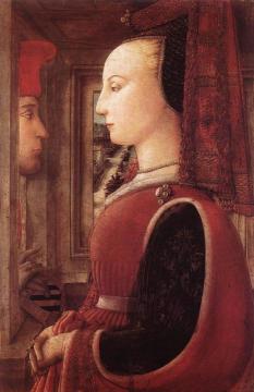 Portrait of a Man and a Woman Artwork by Fra Filippo Lippi