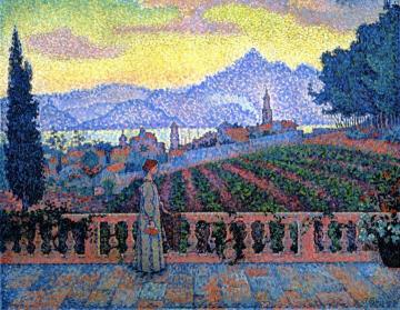 The Terrace, Saint-Tropez Artwork by Paul Signac