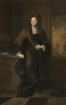 Charles Montagu, 1st Earl of Halifax, One of the Founders of the Bank of England Artwork by Sir Godfrey Kneller