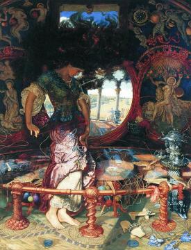 The Lady Of Shalott Artwork by William Holman Hunt