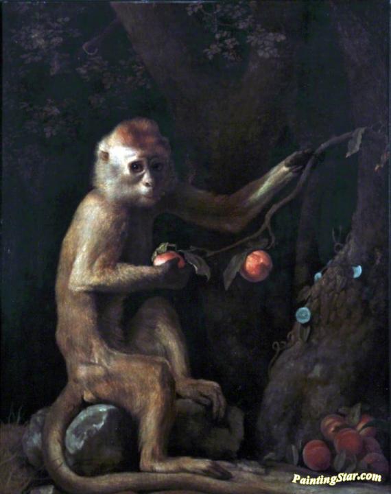 A Monkey Artwork by George Stubbs
