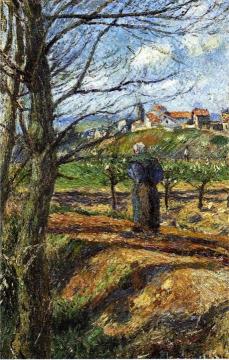 Near Pontoise Artwork by Camille Pissarro