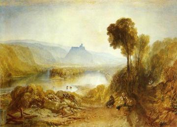 Prudhoe Castle, Northumberland (for Picturesque Views of England and Wales) Artwork by Joseph Mallord William Turner