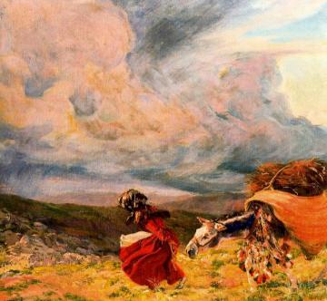 Que viene la tormenta Artwork by Jose Mongrell Torrent