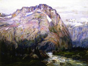 Mr. Denis, Kicking Horse Valley Artwork by Lewis Henry Meakin