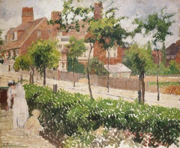 Bath Road, London Artwork by Camille Pissarro