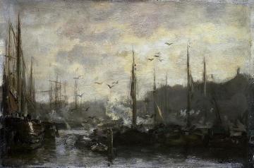 Harbour View Artwork by Jacob Maris