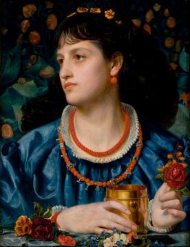Isolda with the Love Potion Artwork by Anthony Frederick Sandys