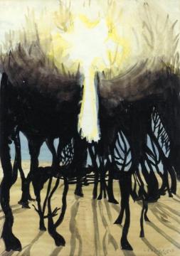 Sunlight In Forest Artwork by Charles Burchfield