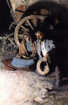 'it Was Such A Warm Little House, There,' Said She, Huskily Artwork by Newell Convers (N.C.) Wyeth