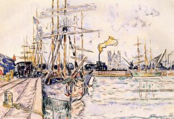 Sailboats Artwork by Paul Signac