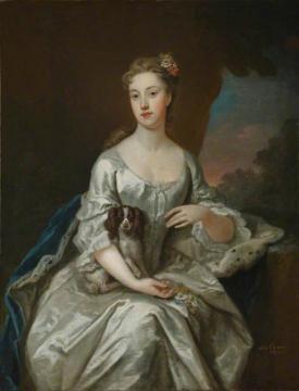 Frances Worsley, Baroness Carteret Artwork by Sir Godfrey Kneller