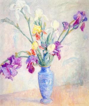 Irises Artwork by Lucien Abrams