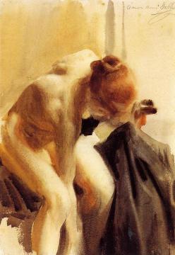 A Female Nude Artwork by Anders Zorn