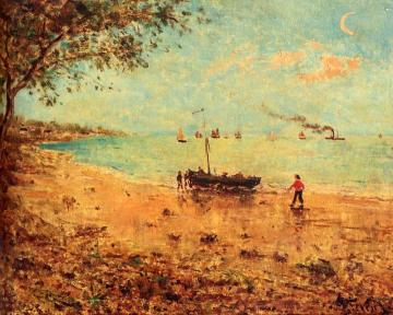 A Beach In Normandy Artwork by Alfred Stevens