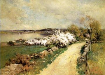 New England Landscape in Spring Artwork by George Henry Smillie