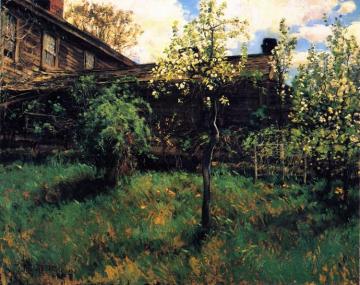 Old House, Dorchester Artwork by Frederick Childe Hassam