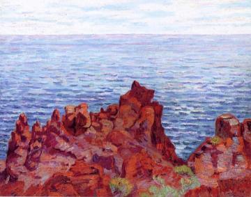 Red Rocks Artwork by Henry Moret