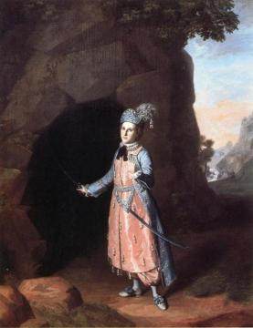 Nancy Hallam As Fidele In Shakespeare's Cymbeline Artwork by Charles Willson Peale