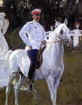 Portrait Of Prince Felix Yusupov, Count Sumarokov-elston (father) Artwork by Valentin Serov