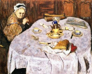 Madame Vuillard's Breakfast Artwork by Edouard Vuillard