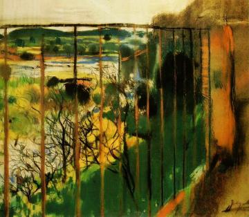 Balcón De L'aleixar Artwork by Joaquin Mir Trinxet