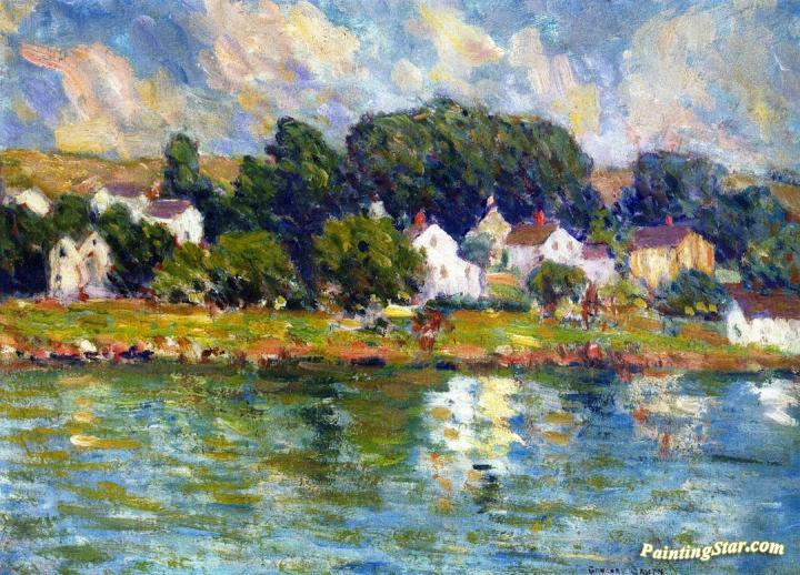 Houses by the Water Artwork by Gregory Smith