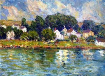 Houses by the Water Artwork by Gregory Smith