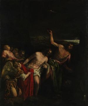 The Baptism Of Christ Artwork by Jacopo Bassano