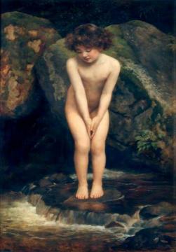 Water Baby Artwork by John Maler Collier
