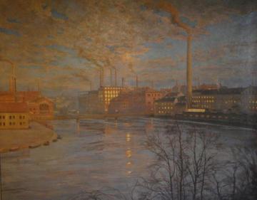 View of Refvens Artwork by Johan Krouthén