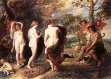 The Judgment of Paris Artwork by Peter Paul Rubens
