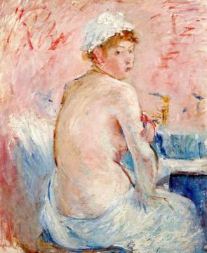 Nude from Behind Artwork by Berthe Morisot