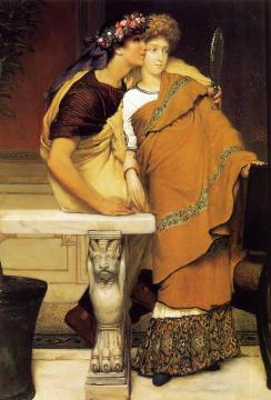The Honeymoon Artwork by Sir Lawrence Alma Tadema