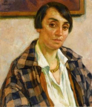 Portrait of Elizabeth van Rysselberghe Artwork by Theo van Rysselberghe