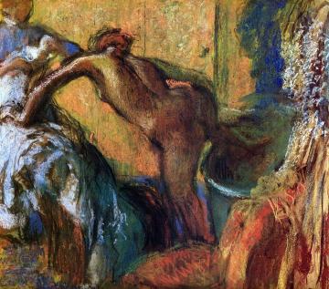 After The Bath Artwork by Edgar Degas