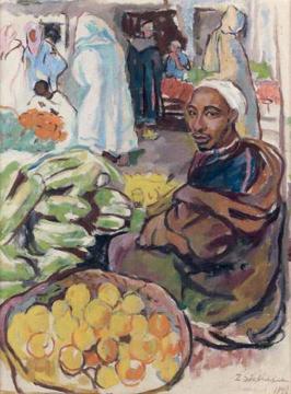 Fruit in Marrakesh Artwork by Zinaida Serebriakova