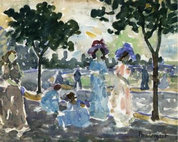 Road to the Shore Artwork by Maurice Prendergast