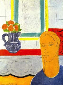 The Ochre Head Artwork by Henri Matisse